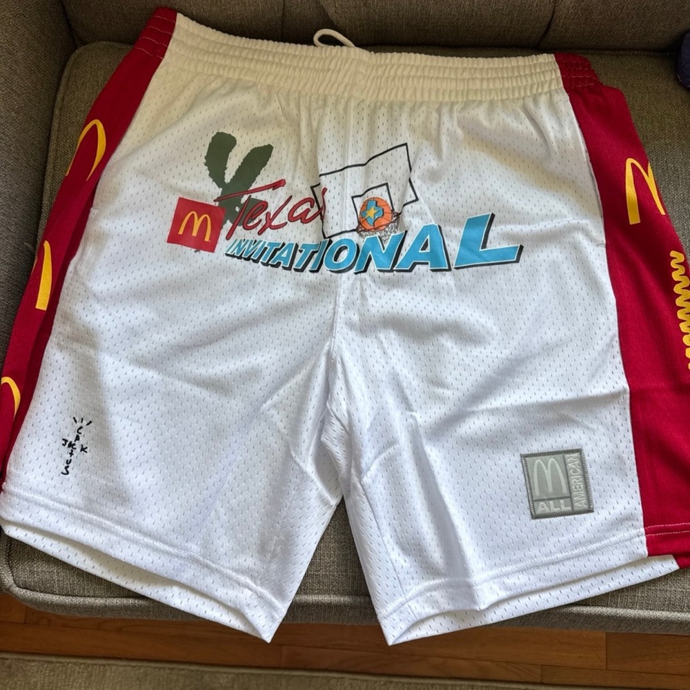 Travis Scott Cactus Jack McDonald’s all American shorts